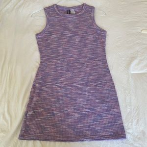 Divided Mini Purple Dress Size: Medium
